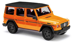 Black Forest® Hobby Supply Co Busch 51464 HO Scale 2008 Mercedes-Benz G-Klasse SUV - Assembled -- Orange, Blac — HO Scale