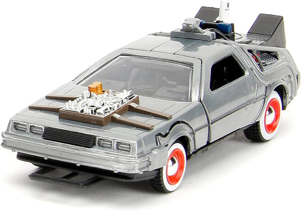 Back to the Future™ Back to the Future Hollywood Rides 1:32 scale DeLorean Time Machine 3-Pack — Die-cast Model Cars
