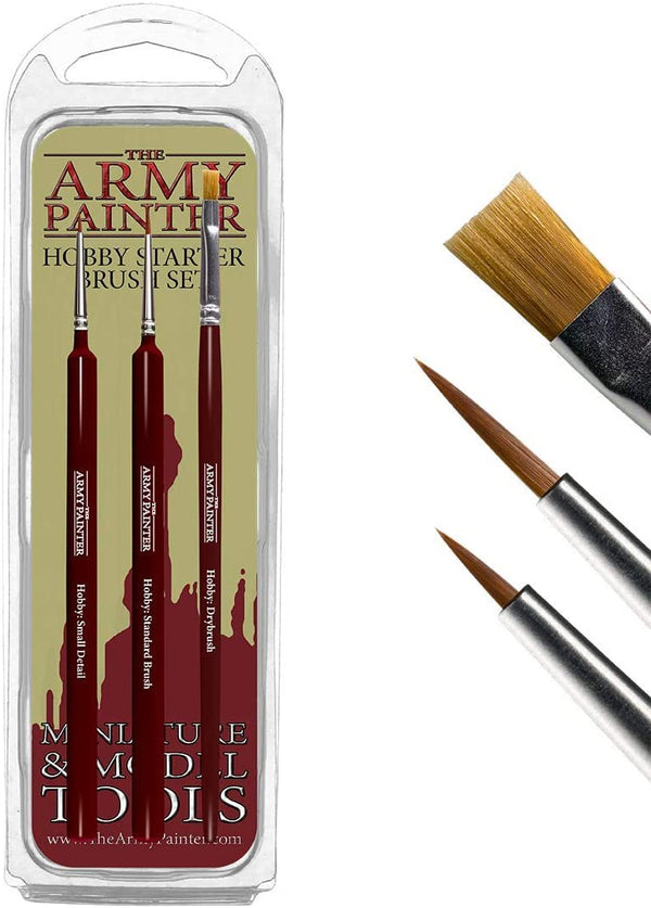 Army Painter Tools: Hobby Brush Starter Set Pack