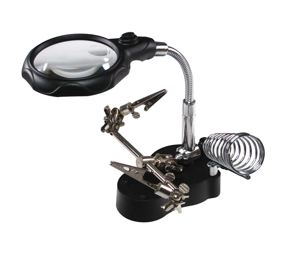Little Shop of Magic Bright LED Helping-Hand Work Stand — Miniatures