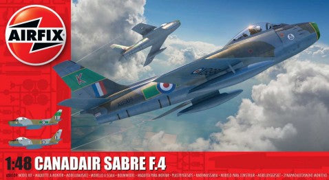 Black Forest® Hobby Supply Co Airfix 8109 1/48 Canadair Sabre F4 Jet Fighter — Military Aircraft Kits > Airfix