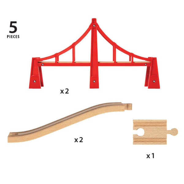 Brio: Double Suspension Bridge - Echo Six Hobbies