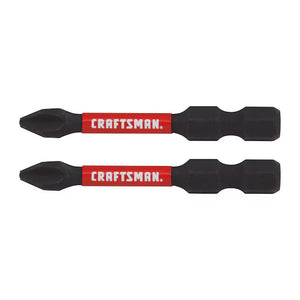 Two black screwdrivers with red 'Craftsman' labels on a white background