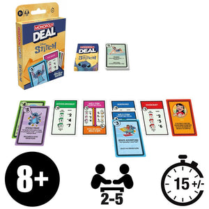 Little Shop of Magic Monopoly Deal: Stitch — Board Game