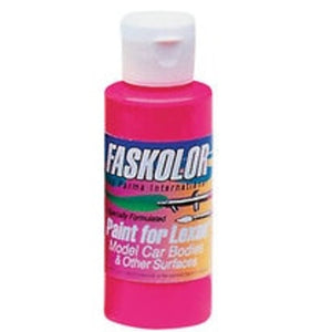 Parma 40102 Faskolor Water-Based Airbrush Paint Fasflourescent Razberry 2oz