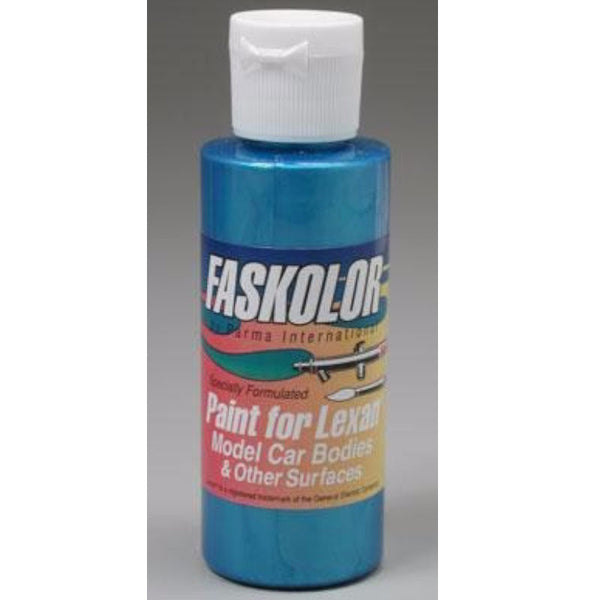 Parma 40156 Faskolor Water Based Airbrush Paint Fasescent Turquoise 2oz