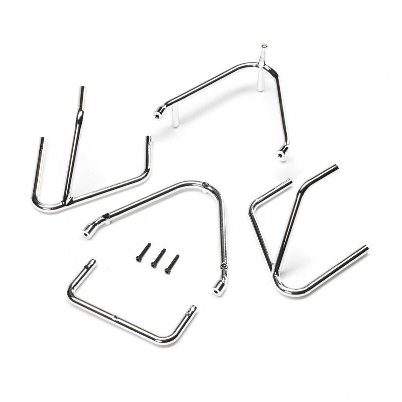 Losi LOS-2427 Bumper Set, Chrome: 22S Sprint