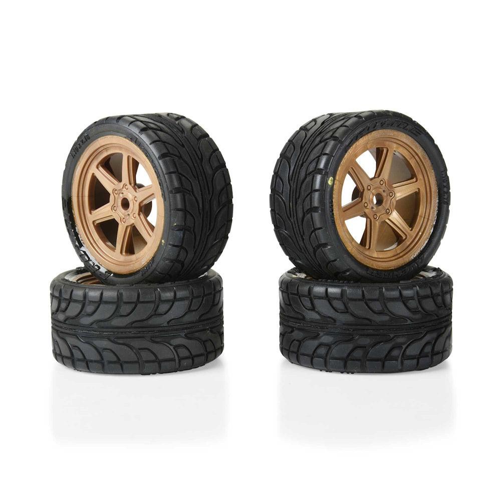 PowerHobby Proline 1030813 1/12 Avenger Tire Overdrive Bronze Wheel 8mm Hex: Losi Race Car