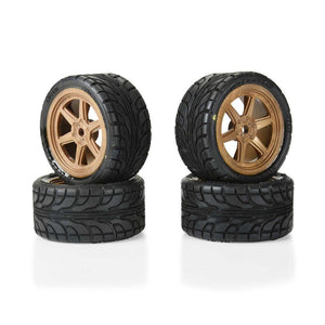 PowerHobby Proline 1030813 1/12 Avenger Tire Overdrive Bronze Wheel 8mm Hex: Losi Race Car