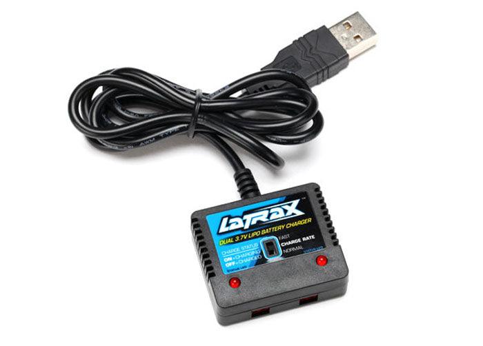 Traxxas LaTrax 6638 Battery Charger USB Dual Port Alias