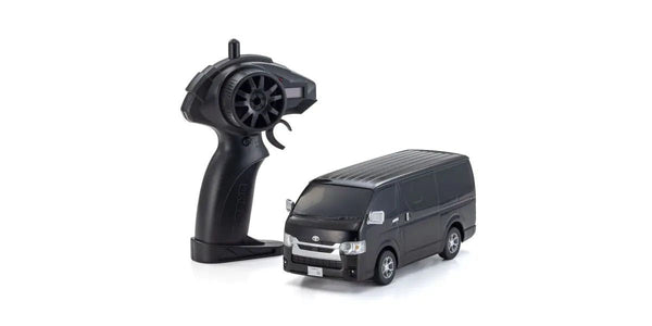 Kyosho 66609BK 1/28 First Mini-Z Toyota Hiace Black Readyset RTR RC Car Kit