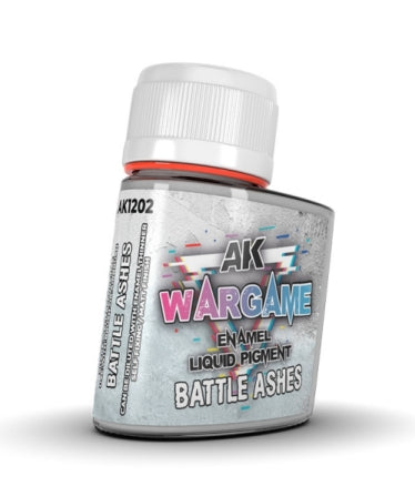 Black Forest® Hobby Supply Co AK Interactive 1202 Wargame: Battle Ashes Liquid Pigment Enamel 35ml Bottle — Paints, Tools,