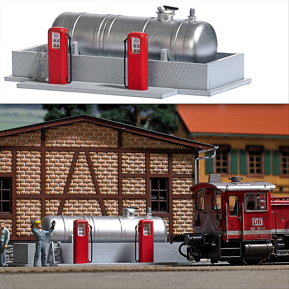 Busch 1158 HO Scale Diesel Locomotive Refueling Station Kit