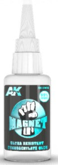 Black Forest® Hobby Supply Co AK Interactive 12015 Magnet Cyanocrylate Glue 20g Bottle — Glues, Paints, Tools > AK