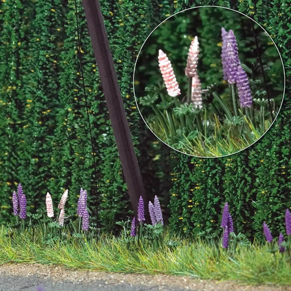 Black Forest® Hobby Supply Co Busch 1217 HO Scale Wild Lupines pkg(16) — HO Scale Scenery > Busch