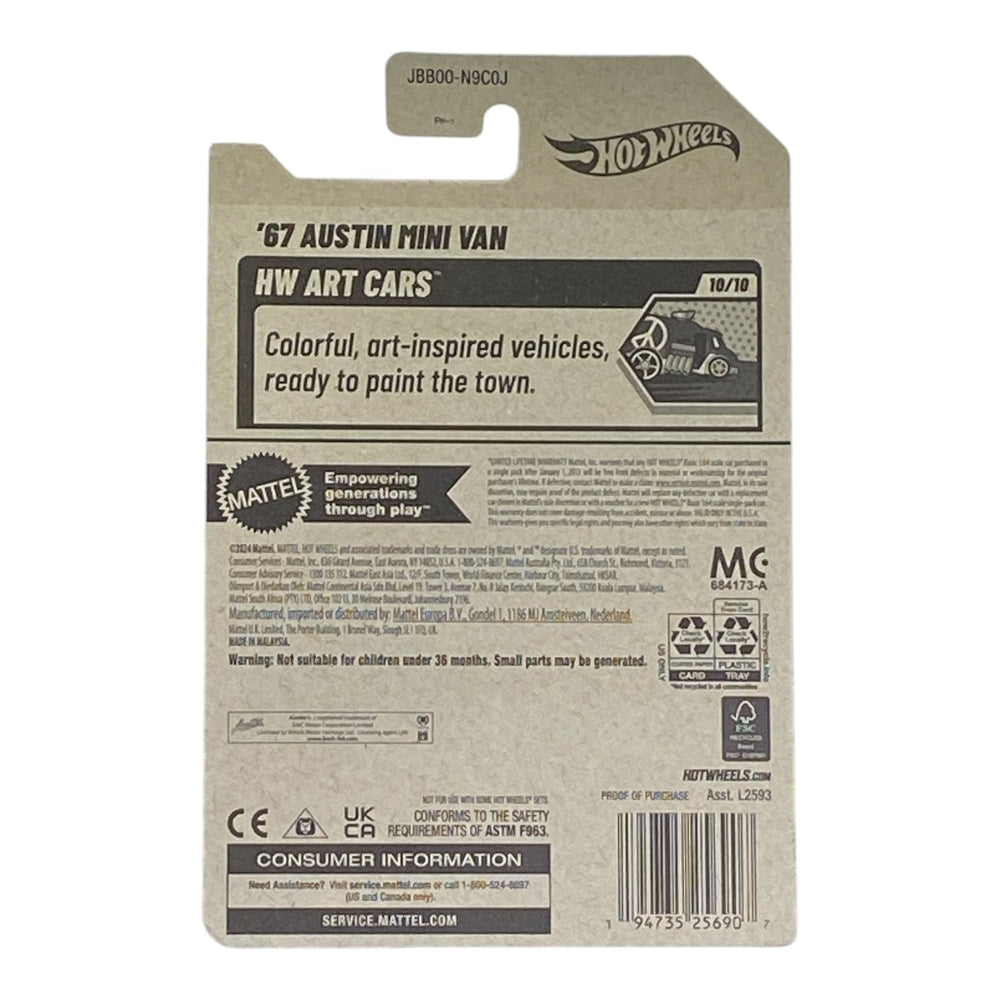 Hot Wheels '67 Austin Mini Van - HW Art cars Series 10/10