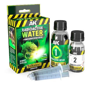 Black Forest® Hobby Supply Co AK Interactive 8232 Diorama Series: Radioactive Water Effect 2-Component Epoxy R — Paints,