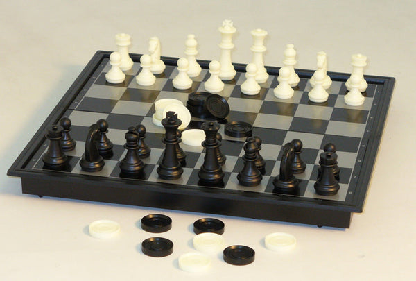 Little Shop of Magic Chess - 12" Magnetic Chess with Checkers — Board Game