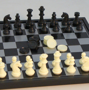Little Shop of Magic Chess - 14" Magnetic Chess with Checker Set — Board Game