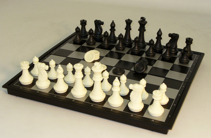 Little Shop of Magic Chess - 14" Magnetic Chess with Checker Set — Board Game