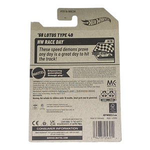 Hot Wheels '68 Lotus Type 48 - HW Race Day Series 8/10