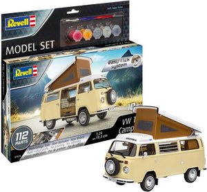 Revell 67676 1/24 VW T2 Camper Van (Snap) w/paint