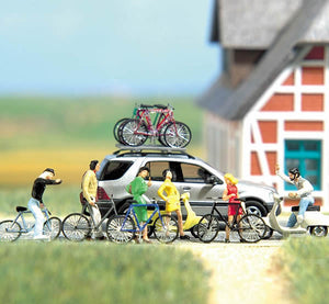 Black Forest® Hobby Supply Co Busch 6013 HO Scale Bicycle & Scooter Set — O Scale Vehicles > Busch