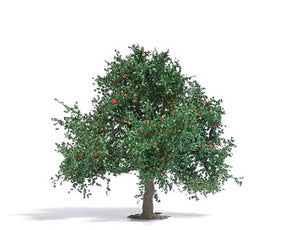 Black Forest® Hobby Supply Co Busch 3652 HO Scale Apple Tree - Exclusive -- 2-15/16" 7.5cm Tall — HO Scale Scenery > Busch