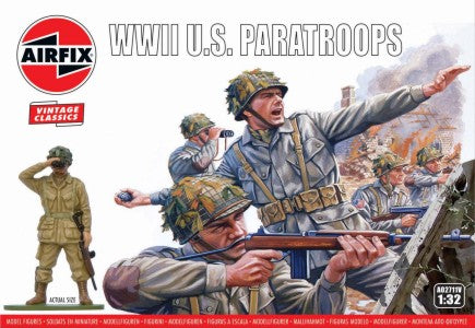 Airfix 2711 1/32 WWII US Paratroops Figure Set (14)