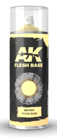 Black Forest® Hobby Supply Co AK Interactive 1021 Flesh Lacquer Base 150ml Spray — Glues, Paints, Tools > AK Interactive