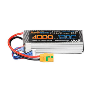 POWERHOBBY 6S 22.8V 4000MAH 120C GRAPHENE + HV LIPO BATTERY W XT90 PLUG