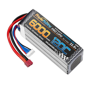 Powerhobby 6s 22.8V 6000mah 120c GRAPHENE + HV Lipo Battery w Deans Plugs