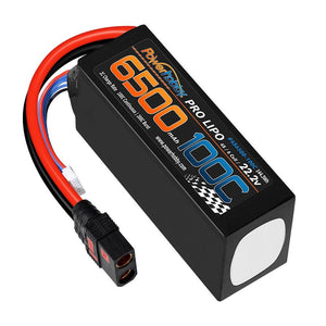 Powerhobby 6S 22.2V 6500mah 100c Lipo Battery w QS8 Plug 8AWG Wire