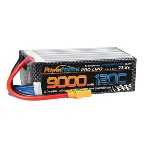 Powerhobby 6S 22.8V 9000mah 120C GRAPHENE + HV Lipo Battery w XT90 Plug