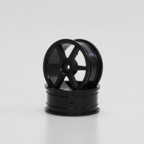 Kyosho VZH001BK Wheel(6-Spoke Black 24mm)	Fazer Rally