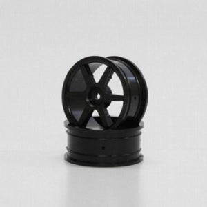 Kyosho VZH001BK Wheel(6-Spoke Black 24mm)	Fazer Rally