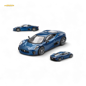 Mini-GT Jaguar C-X75 Blue #884 1:64 MGT00884