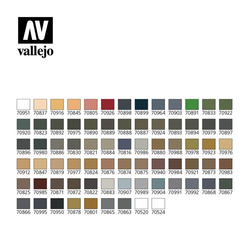 Little Shop of Magic Model Color: Military Colors (72 Paints) — Miniatures