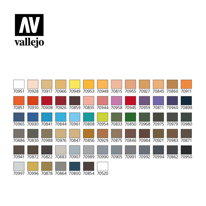 Little Shop of Magic Model Color Set: 72 Combinations + Brushes (72) — Miniatures