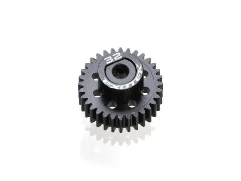 PowerHobby Exotek Racing 1773 Flite 32T 48P Pinion, Black Pom w/ Alloy Collar