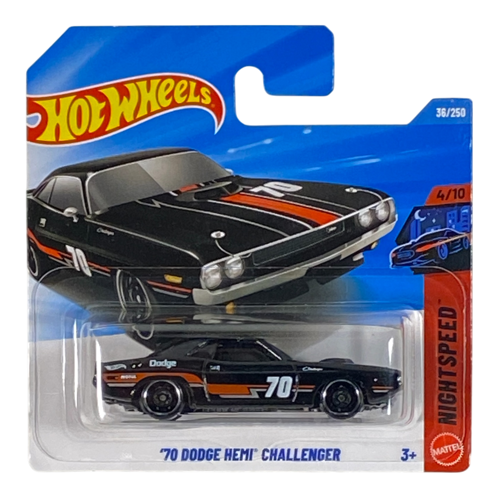 Collectors World Toys Hot Wheels '70 Dodge Hemi Challenger | Nightspeed Series 4/10