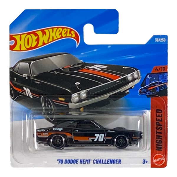 Collectors World Toys Hot Wheels '70 Dodge Hemi Challenger | Nightspeed Series 4/10