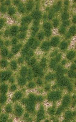 Black Forest® Hobby Supply Co Busch 3516 A Scale Grass Tuft Sheet -- Long Spring Tufts — All Scale Scenery > Busch