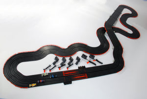 AFX 4 Lane Super International MegaG+ Ho Slot Car Race Set Mega G+ AFX21018