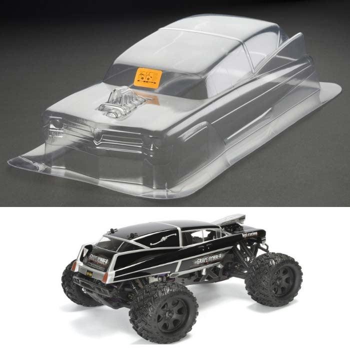 HPI Racing 7167 Grave Robber Clear Body T-Maxx / E-Maxx / Savage X 4.6 / Flux