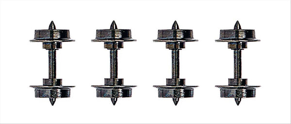 Busch 12299 HOn2 Scale Feldbahn Metal Wheelsets, pkg(4)