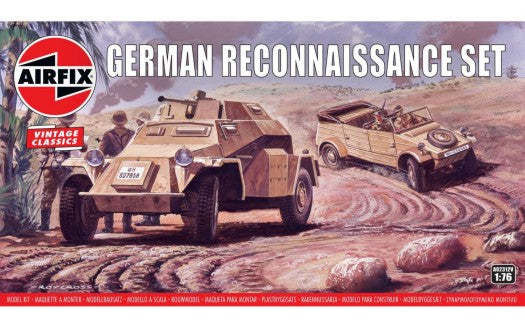 Airfix 2312 1/76 German Recon Set: SdKfz 222 & Type 82 Vehicles