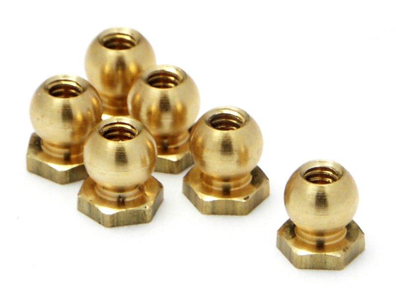 HPI Racing 72335 Ball Nut M2x3.8x4.5mm (6) Micro RS4 / Drift