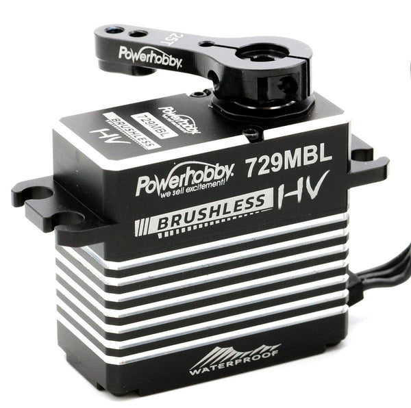 Powerhobby 729MBL HV Waterproof Brushless Steel Gear Servo / Aluminum Case