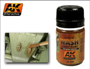 Black Forest® Hobby Supply Co AK Interactive 46 Light Rust Wash Enamel Paint 35ml Bottle — Glues, Paints, Tools > AK
